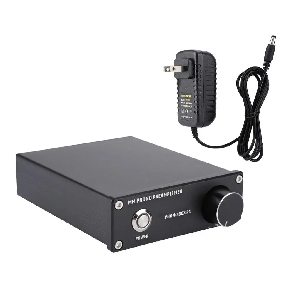 US Plug Мм Phono картриджи аудио HiFi усилитель мини предусилитель проигрыватель усилитель коммутации входного объема позолоченный усилитель RCA - Цвет: US Plug