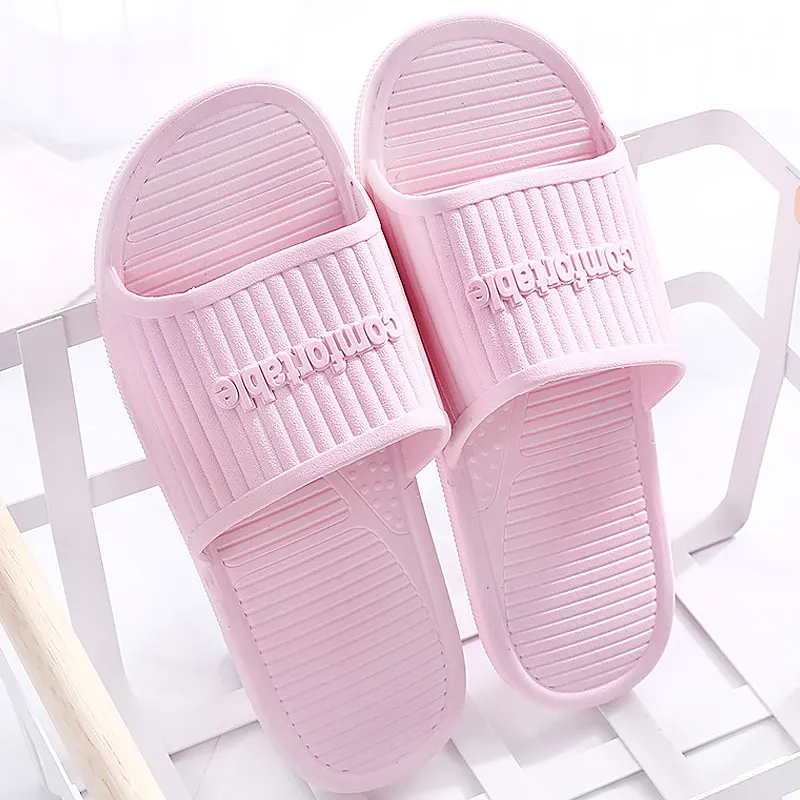 

Women's Flat Slippers Striped Comfortable Slides For Women Indoor Summer Woman's Slippers Non Slip