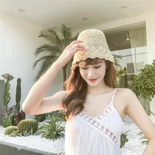 Женская большая соломенная шляпа, складная сетчатая шляпа для путешествий, отдыха, крутая Кепка, Уличная Повседневная пляжная Солнцезащитная шляпа, sombreros mujer, Плайя