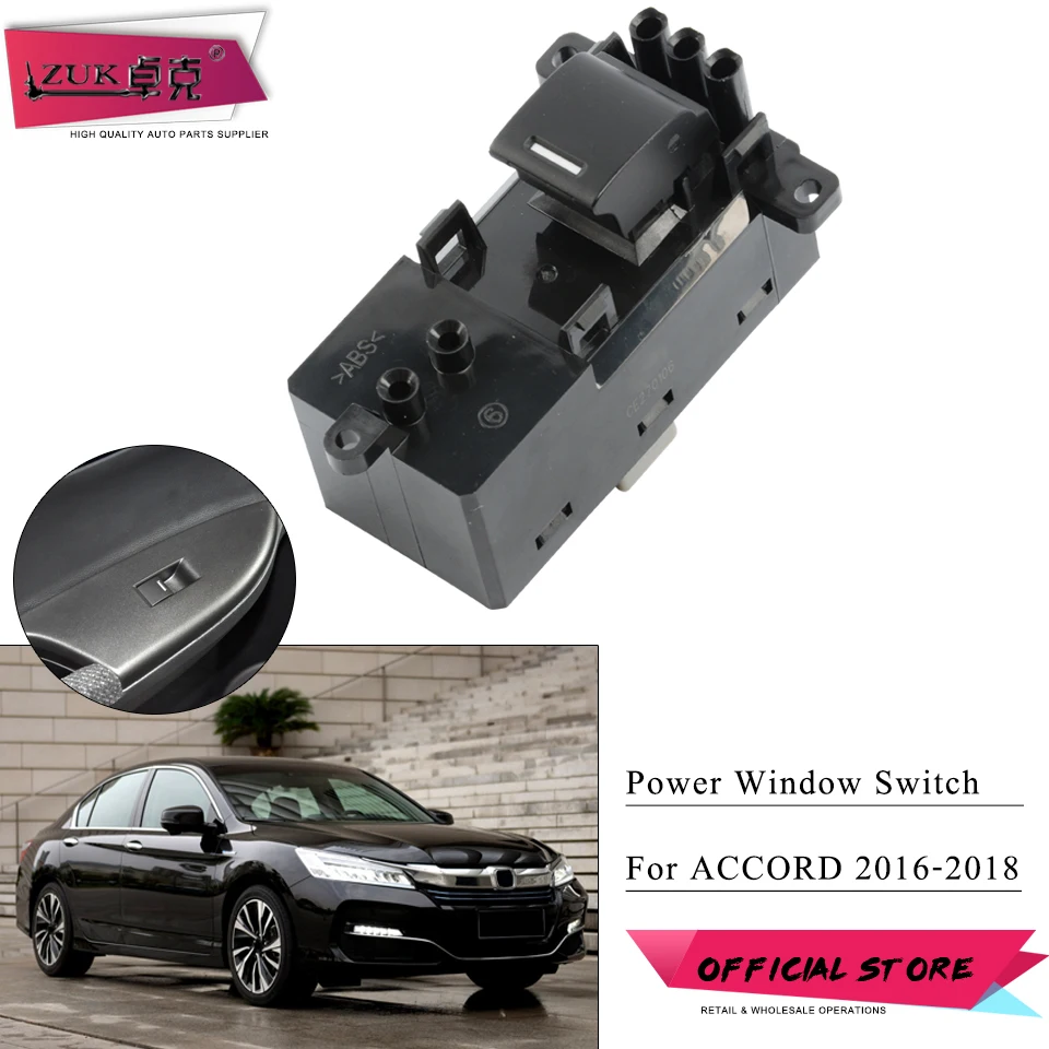 

Переключатель для окна ZUK OEM:35770-T2A-P01, задняя дверь слева = справа светодиодный Одом для Honda Accord CR 2014-2018