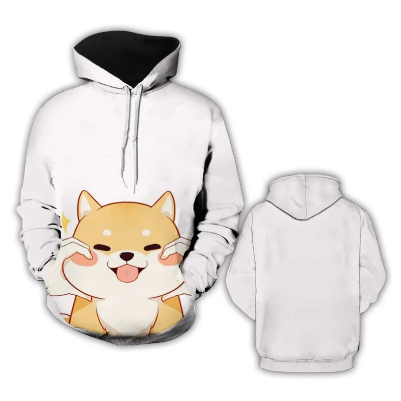 Fat Dog/модные толстовки с капюшоном в стиле аниме; Повседневная Толстовка с капюшоном и длинными рукавами; теплые толстовки; зимние толстовки унисекс; новые подарки