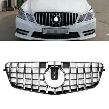 

Car Front Grill Bumper Grille For Mercedes-Benz E-Class W212 E200 E300 E350 E500 E550 2010 2011 2012 2013 GTR Style ABS No logo