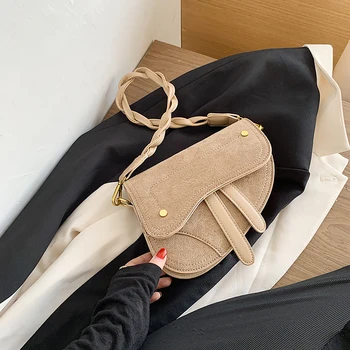 

Ladies Saddle Handbags for Women Vintage PU Types of Shoulder Bags