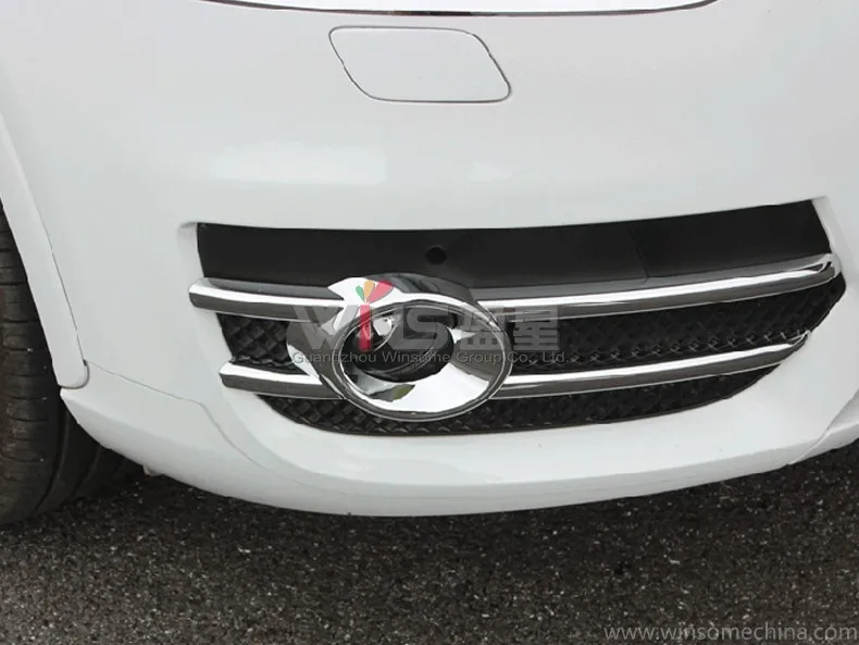 Accessories For Audi Q3 2012 2013 2014 Chrome Front Foglight Cover Fog Lamps Trim Decorative ABS Car-Styling Tuning | Автомобили и