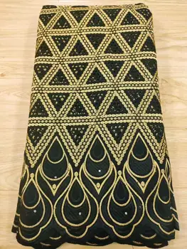 

Black swiss voile lace in switzerland dubai fabric high quality 100%cotton embroidered brocade fabric damask Jacquard lace 5yard