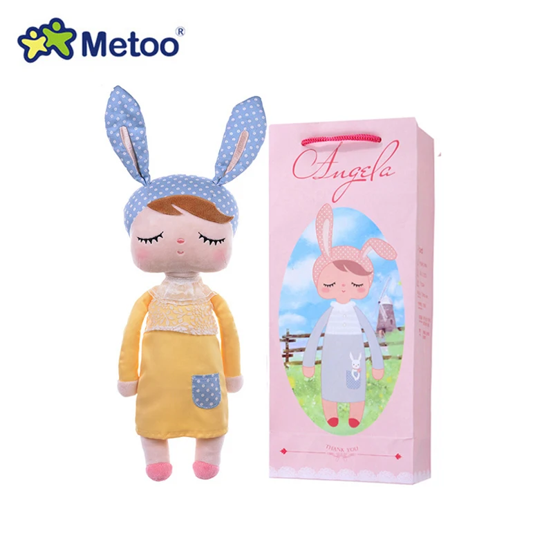 Кукла Metoo, плюшевые игрушки для девочек, милая мультяшная Русалочка, мягкие животные для детей, оригинальная коробка - Цвет: 1624-24