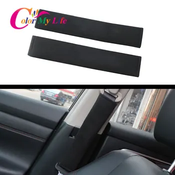 

2Pcs Seat Belt Cover Safety Shoulder Padding Car Soft Strap Pad Cover for Nissan X-trail Xtrail T32 Rogue 2014-2020 Accessories
