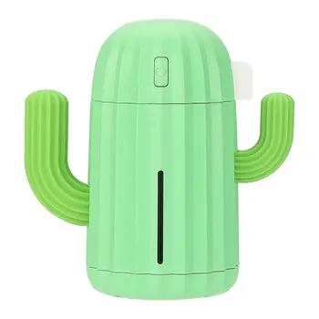 

Creative Cactus USB Humidifier Mini Air Humidifier with Colorful LED Light Essential Oil Diffuser for Home Office
