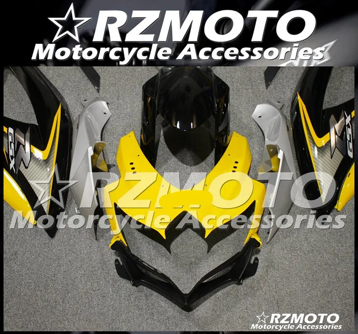 ABS мотоцикл обтекатель комплект для SUZUKI GSXR600 750 K8 2008-2010 год кузов литья под давлением Магазин № 1141