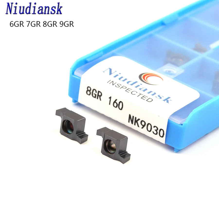 10 шт. 6GR 7GR 8GR 9GR 100 150 200 250 NK9030 300 оригинальные вставки с мелким желобом карбидная