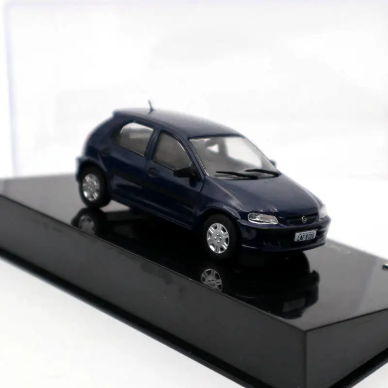 1:43 IXO Chevrolet Celta Super 1 4 2006 темно-синие литые модели Коллекция автомобильных игрушек