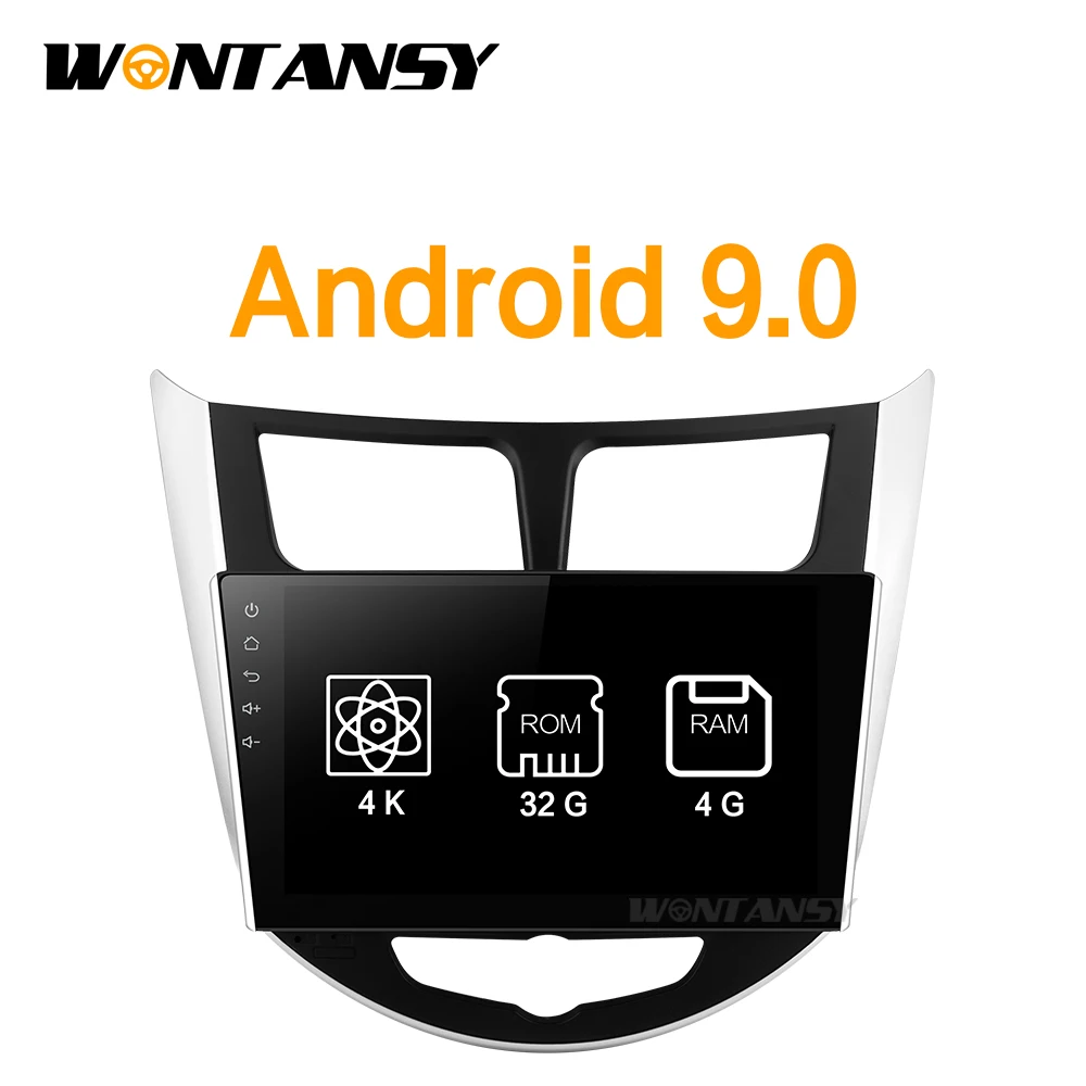 Для hyundai verna автомобильный dvd-плеер gps для hyundai verna автомобильный gps навигатор VERNA автомобильный Радио ANDROID 9,0 DSP PX6