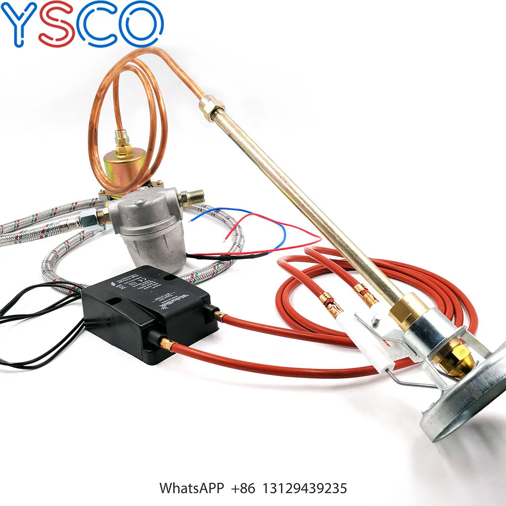 Oil Burner System Ceramic Ignition Needle Burner High Voltage Pulse Packet Electromagnetic Pump Oil Nozzle