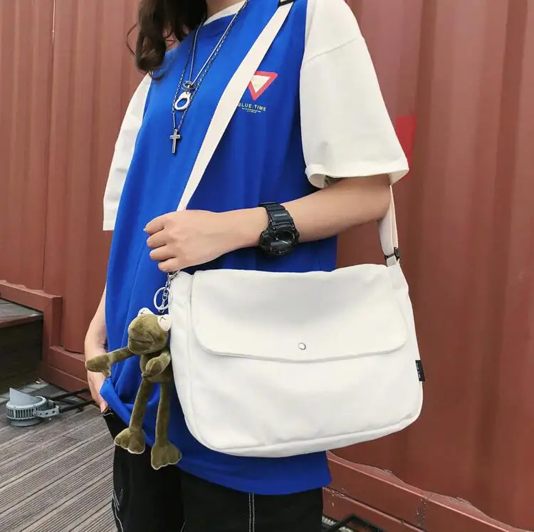 Поколение толстой холщовой сумки женские стиль корейский стиль мода лето Универсальный студенческий класс сумка через плечо