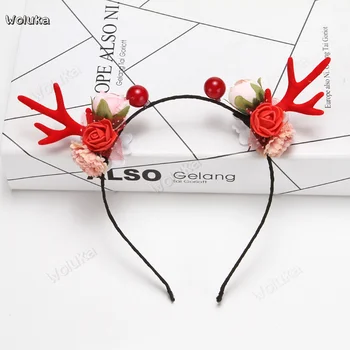 

Christmas decorations headband small antlers personality hairpin headband hair accessories simple girl small jewelry CD50 W02