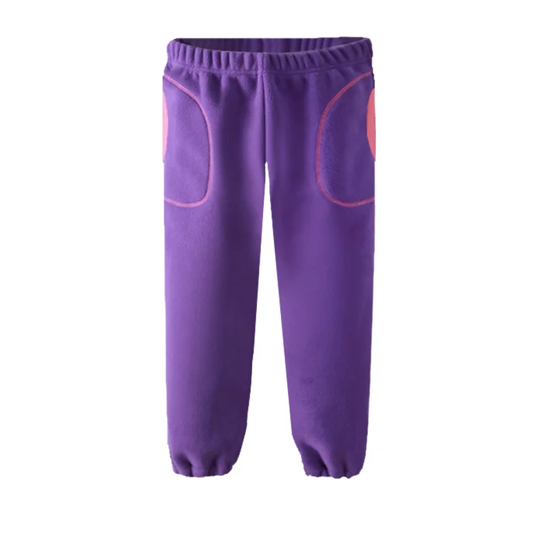 VIDMID/Детские хлопковые брюки зимние штаны для маленьких мальчиков и девочек теплая одежда, штаны детские штаны для мальчиков с флисом 7010 129 - Цвет: as photo