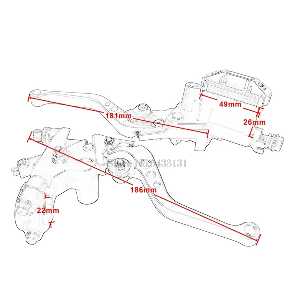 Рычаг сцепления для мотоцикла, крышка для Bws100 Cbr 600 F Honda Cbr Rr Husqvarna Te 300 Suzuki Katana, обтекатель, комплект Honda Cbf 250 Bmw F