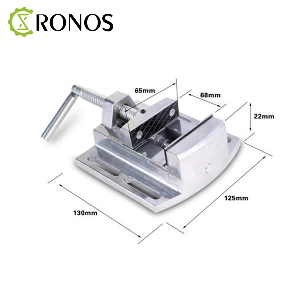 

2.5 Inch Mini Aluminum Drill Press Vise Mini Vice Flat Pliers Repair Tools For Woodworking DIY Tool Milling Machine