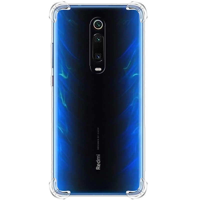 Прозрачный защитный сверхпрочный ТПУ бампер чехол для Xiaomi Redmi K20 Pro 7 7A 6 6A 5 Plus 5A 4A 4X Go прозрачный, мягкий чехол 50 шт