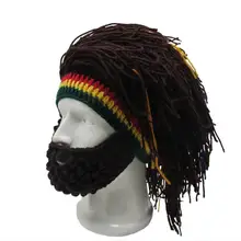 Jamaica шапка с дредами хлопок нитки кепка мужская