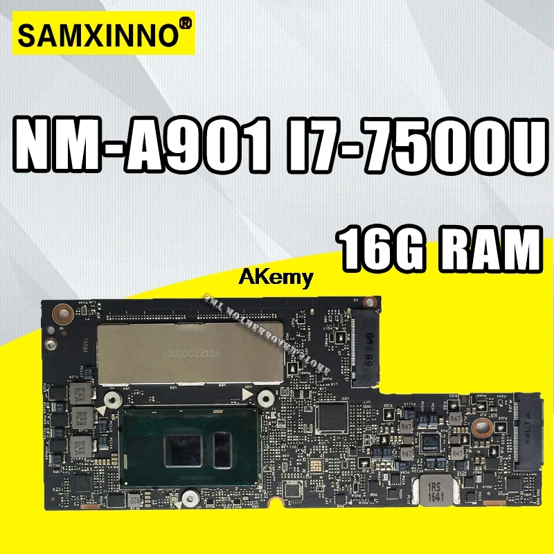 NM-A901 материнская плата для ноутбука lenovo YOGA 5 Pro 910-13IKB оригинальная материнская плата 16G-RAM I7-7500U NM-A901 материнская плата для ноутбука lenovo YOGA 5 Pro 910-13IKB оригинальная материнская плата 16G-RAM I7-7500U