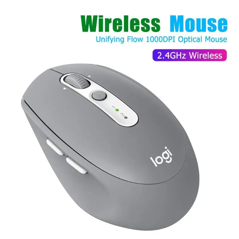 Logitech M585 Bluetooth 2,4 ГГц Беспроводная оптическая мышь Unifying Flow 1000 dpi Компьютерные периферийные аксессуары