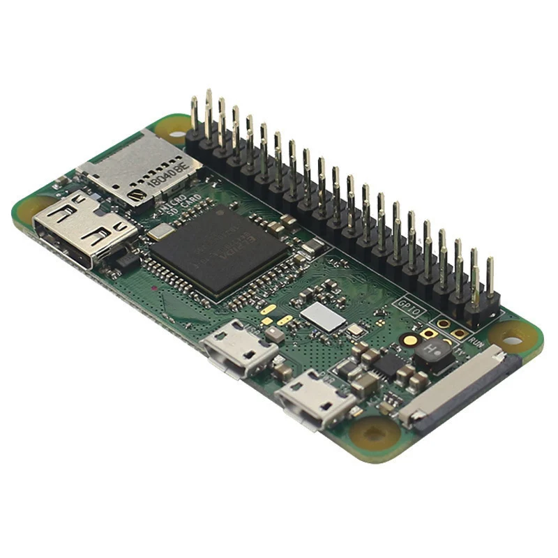 Raspberry Pi Zero WH встроенный WiFi Bluetooth с 40-контактным предварительно припаянным разъемом 1G HZ cpu 512M ram мини-ПК Raspberry Pi 0 WH
