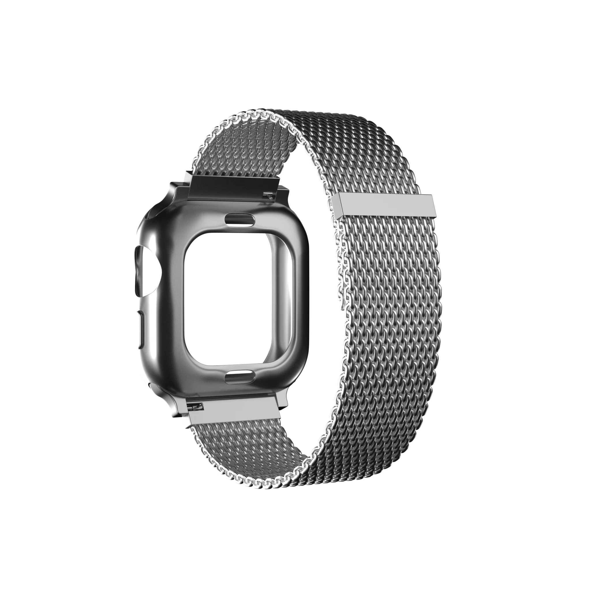 Миланская петля+ чехол для Apple Watch 38 мм 42 мм нержавеющая сталь 40 мм 44 мм ремешок для iwatch серии 5 4 3 2 1