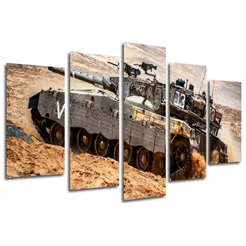 

Tank, Weapons, War, photo print on wood, modern picture decorative 26335
