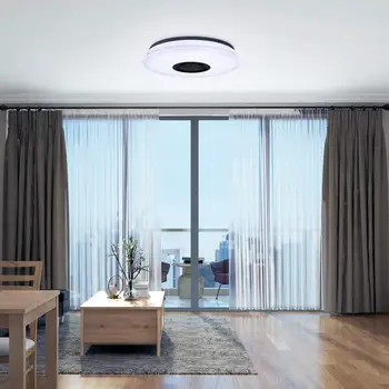 

Ceiling Light Intelligent Modern LED Star Light Adjustable Bluetooth Music 60W App Remote Control Light for Living Room Bedroom