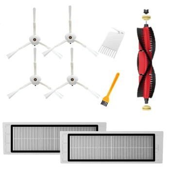 

1Pcs Main Brush + 4Pcs Side Brushes + 2Pcs Filters + 1Pcs White Brush + 1Pcs Yellow Brush for Xiaomi 1/1S/Stone/Xiaowa Vacuum Cl