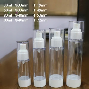 

30ml / 50ml / 80ml / 100ml Transparent Empty Spray Bottle Mini Refillable Plastic Container Empty Cosmetic Container NEW