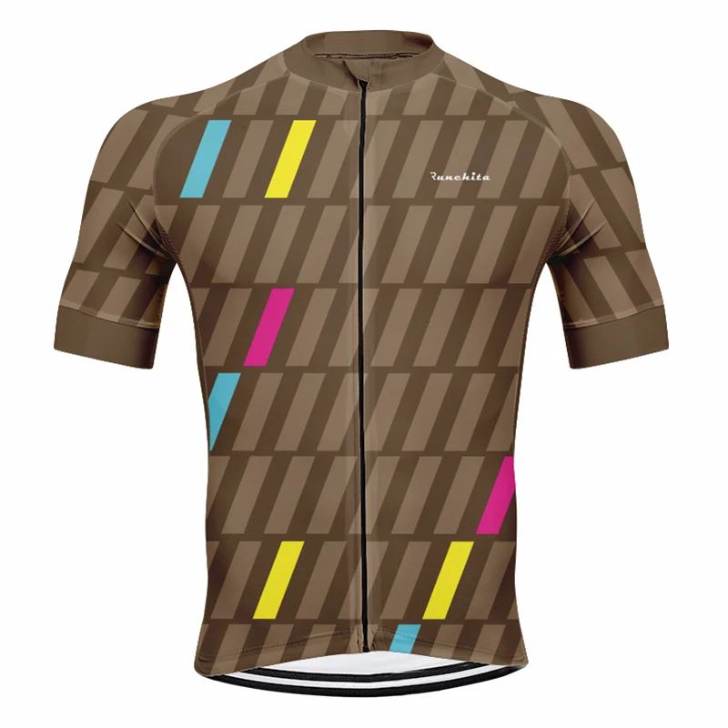Maillot ciclismo летняя велосипедная майка с коротким рукавом, велосипедная одежда RUNCHITA, велосипедная майка sepeda, мужская одежда maillot velo homme