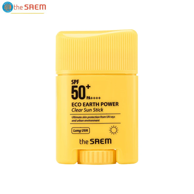 THE SAEM Eco Earth Power Clear Sun Stick 16g SPF50+ PA+++ Sunscreen Sunblock Skin Protective Korea Care Cosmetics facial sunscreen sunscreen cream