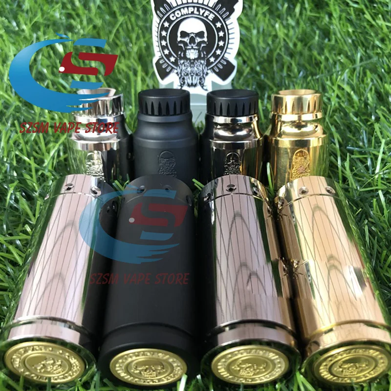 Новейший comp Lyfe mini 18350 HK 24 mod kit батарея вейп латунный механический мод vs atto Mod