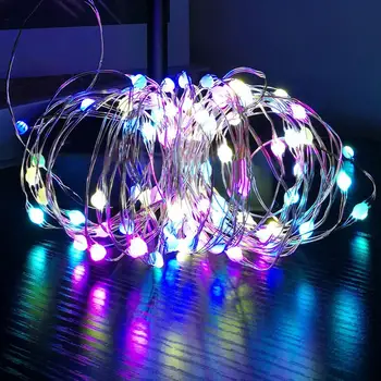 

LED String Light 16 Colors RGB Symphony Decorative Lights DC 5V USB Power Led Strings Christmas Holiday Party Decoration