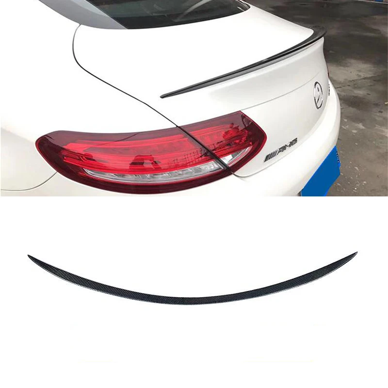 CEYUSOT для Benz C - Class Coupe реальное углеродное волокно спойлер аксессуары C205 C200 C260 C300