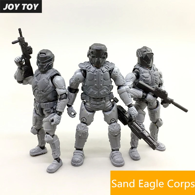 

JOYTOY 1/27 model kit Military soldiers PVC Super fine Steel Ride Corps Unpainted