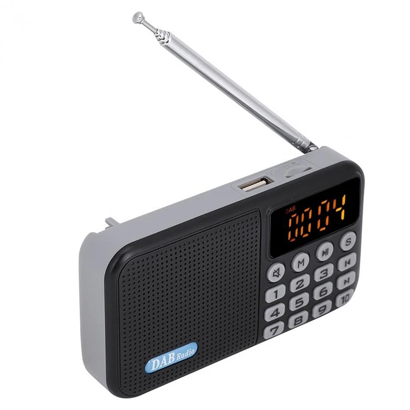 DAB+ цифровой радио Автомобильный DAB радио приемник FM радио Bluetooth приемник портативный карманный стерео радио музыка MP3 динамик