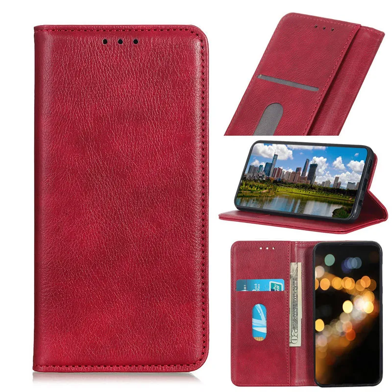 Для huawei p30 чехол Litchi узор чехол-портмоне с откидной крышкой чехол для huawei p20 p30 p20/p30 pro/lite mate 10 20 30 nova 2i 3 3i 4 5i - Цвет: Красный