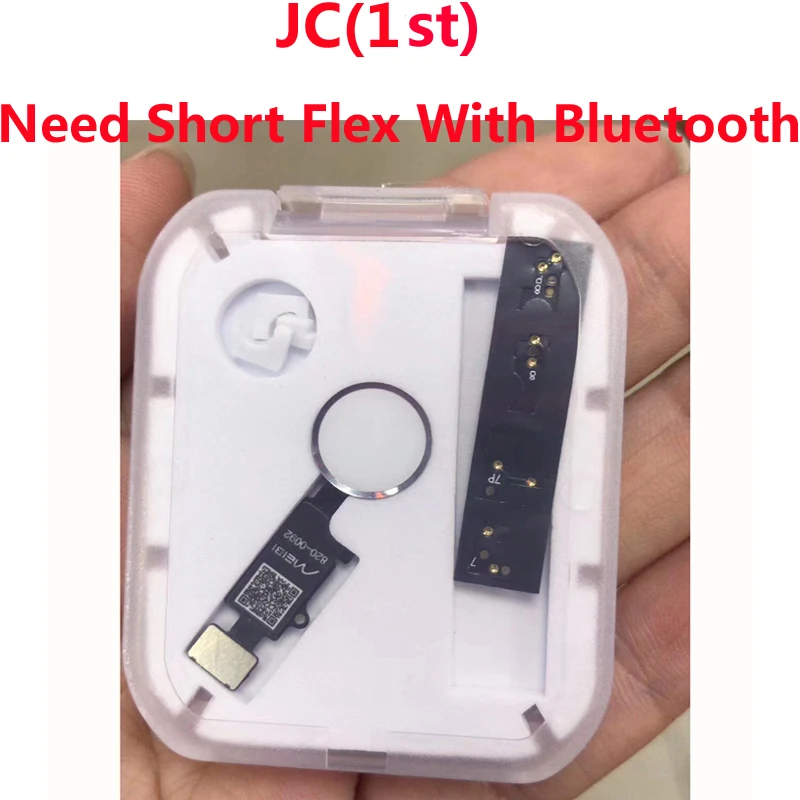 Новая универсальная домашняя кнопка HX JC YF для iphone 7 7plus 8 8plus Кнопка возврата только функция задней панели без отпечатков пальцев - Цвет: JC-1st-White