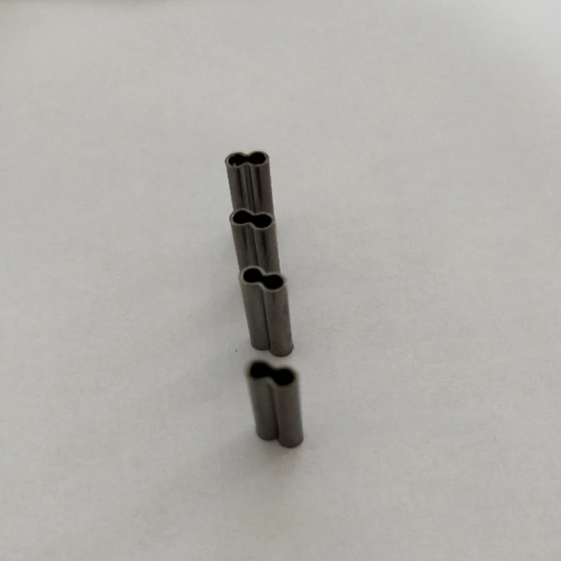 

Kit Copper Tubes Fishhook Accessories Set Tools Connecting Crimping Connector Double Barrel