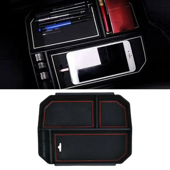 

1pc Storage Box Ca Auto Black For Toyota Highlander 2016-2019 Accessories
