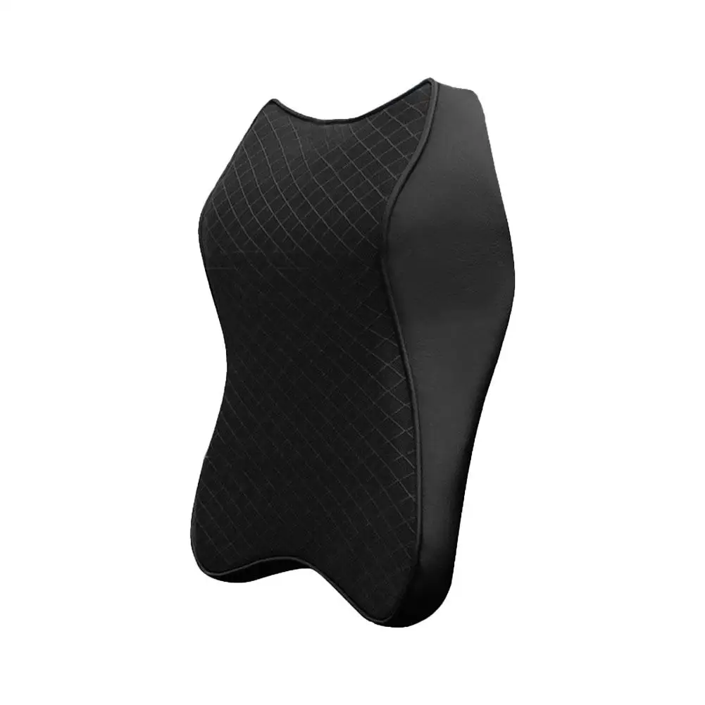 Car Neck Pillow 3D Memory Foam Head Rest Adjustable Auto Headrest Pillow Travel Neck Cushion Support Holder Seat