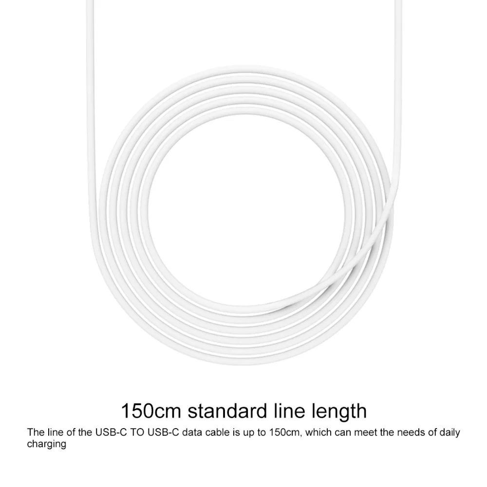 Зарядный кабель Xiaomi type-C/USB-C, длина: 1,5 м
