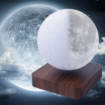 

Touched Switch Moon Lamp Children Bedside Night Light Bedroom Lights Suspension Moon-shaped Table Light children night lamp
