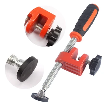 

Woodworking Edge Clamp F Clamp Quick Clamp Function Expansion Auxiliary Tool Fixing Clamp Steel With Pvc Rubber Handle