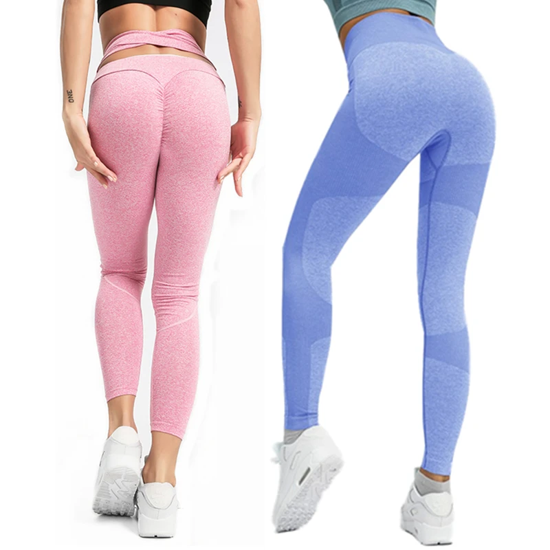 

Seamless Pants Women High Elastic Leggings Tummy Control Leggings Women Workout Yoga Pants Fitness Training Pants Gym Leggings