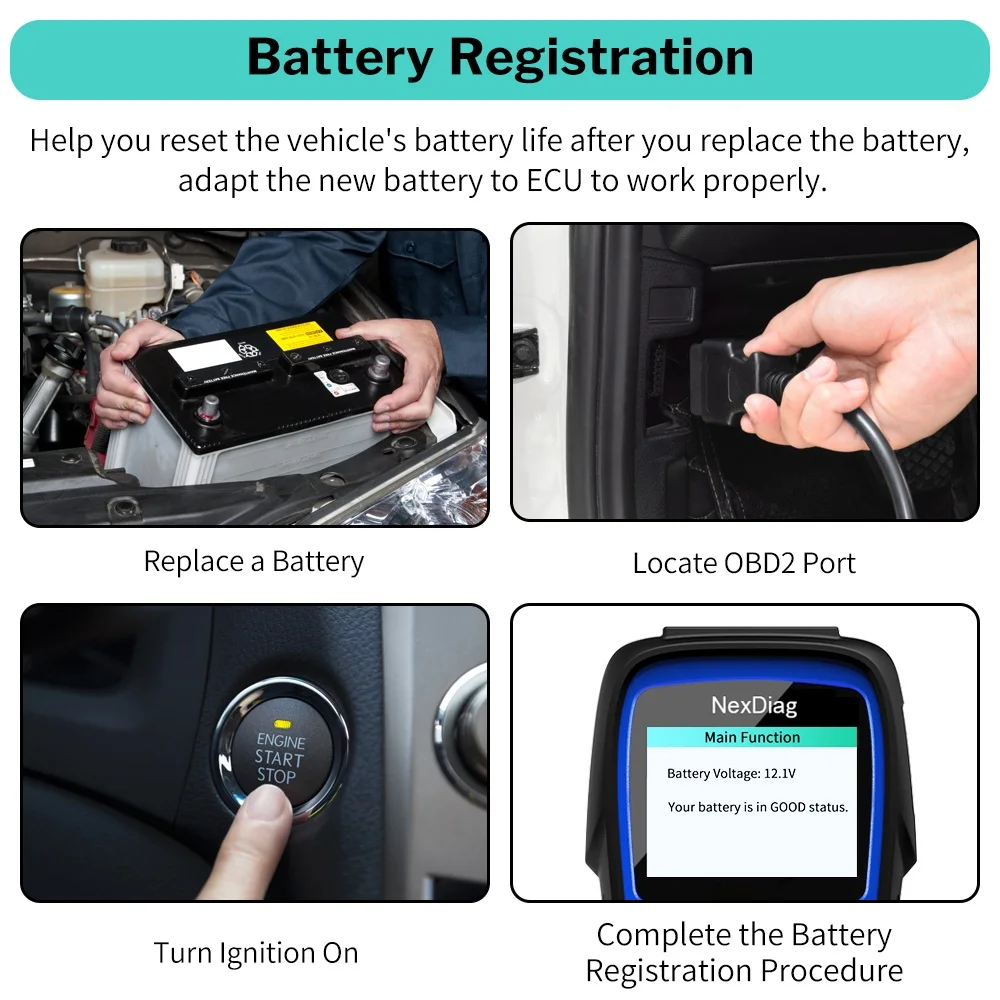 Deelife OBD2 сканер средство диагностики двигателя подушка безопасности ABS SRS масляный