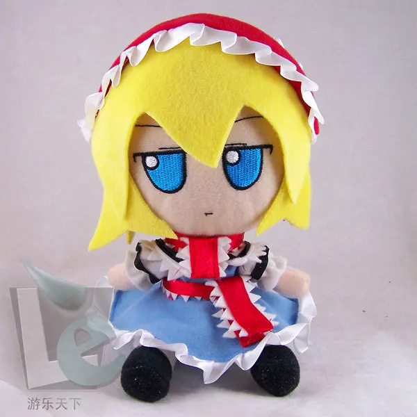 Японское аниме TouHou проект Алиса Косплей милая кукла плюшевая подушка Сидящая